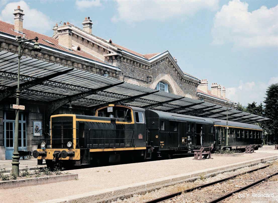 Les trains des stations thermales Est et Auvergne