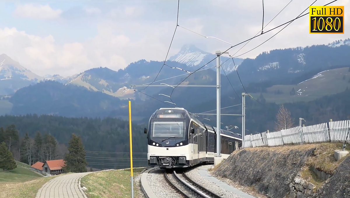 LVDR3342 : En cabine de conduite d’une ABeh 2/6 7500 sur Vevey – Blonay – Les Pléiades (1re partie) Full HD