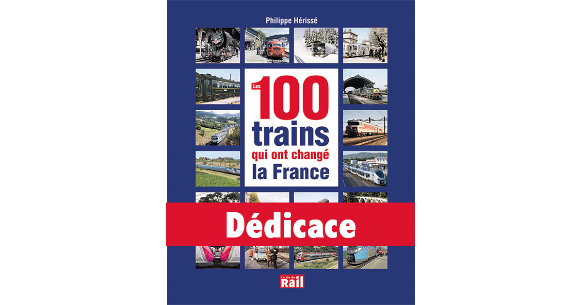 Dédicace par Philippe Hérissé à la Boutique de La Vie du Rail