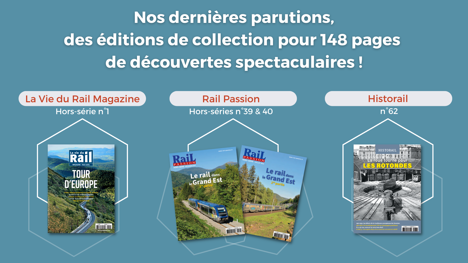 Nos dernières parutions de 148 pages !