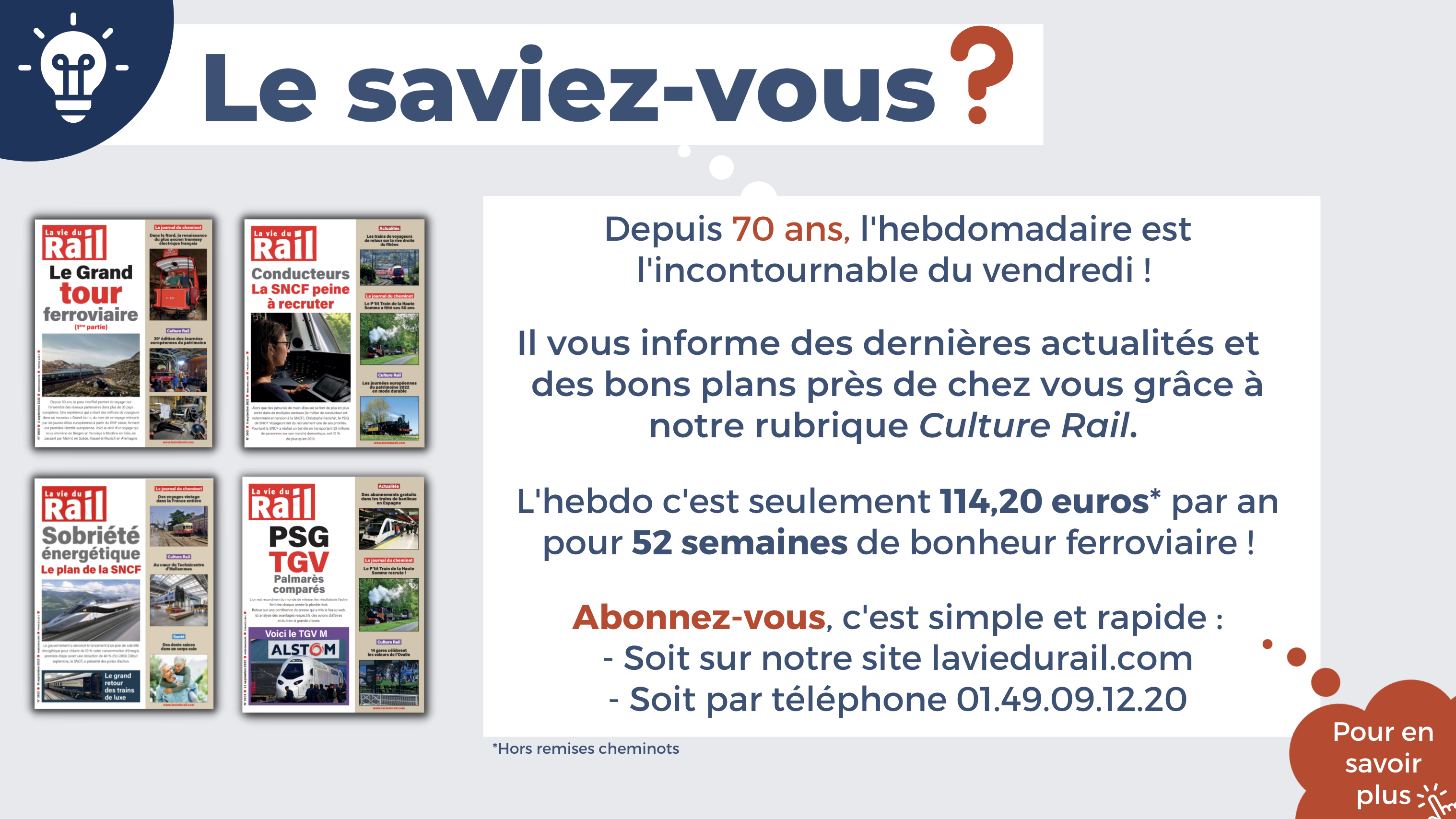 Restez informé des actus et bons plans grâce à l&rsquo;hebdo !