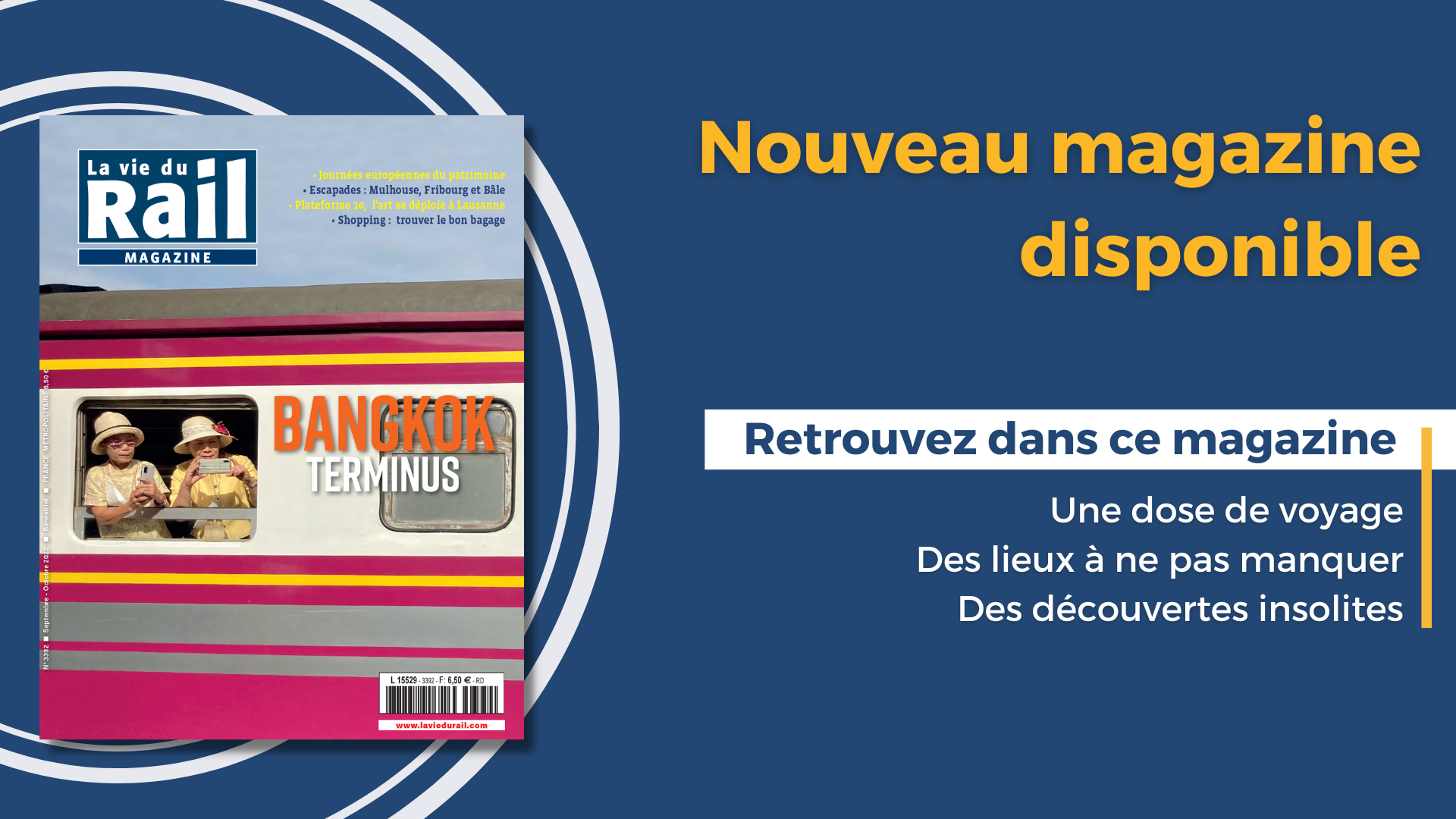 Le nouveau numéro de La Vie du Rail Magazine est disponible !