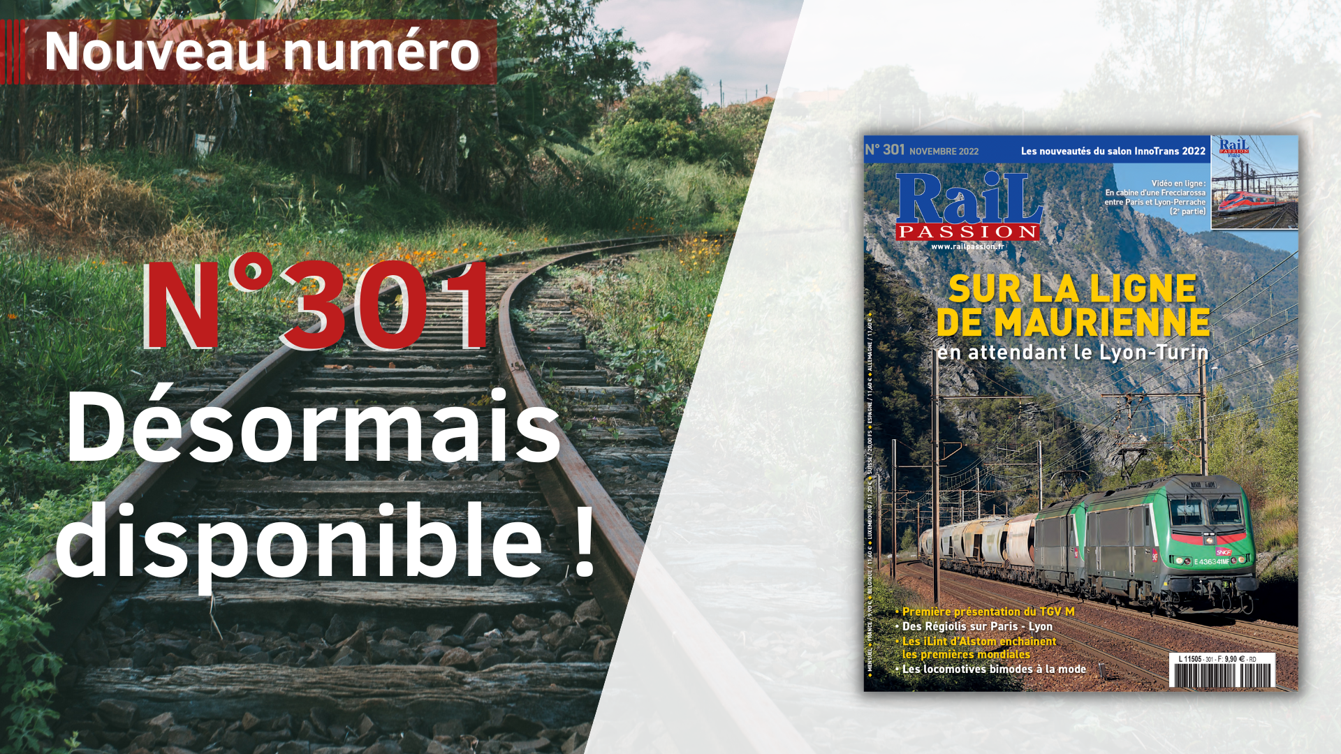 Nouveau numéro disponible : n°301 ! (Novembre 2022)