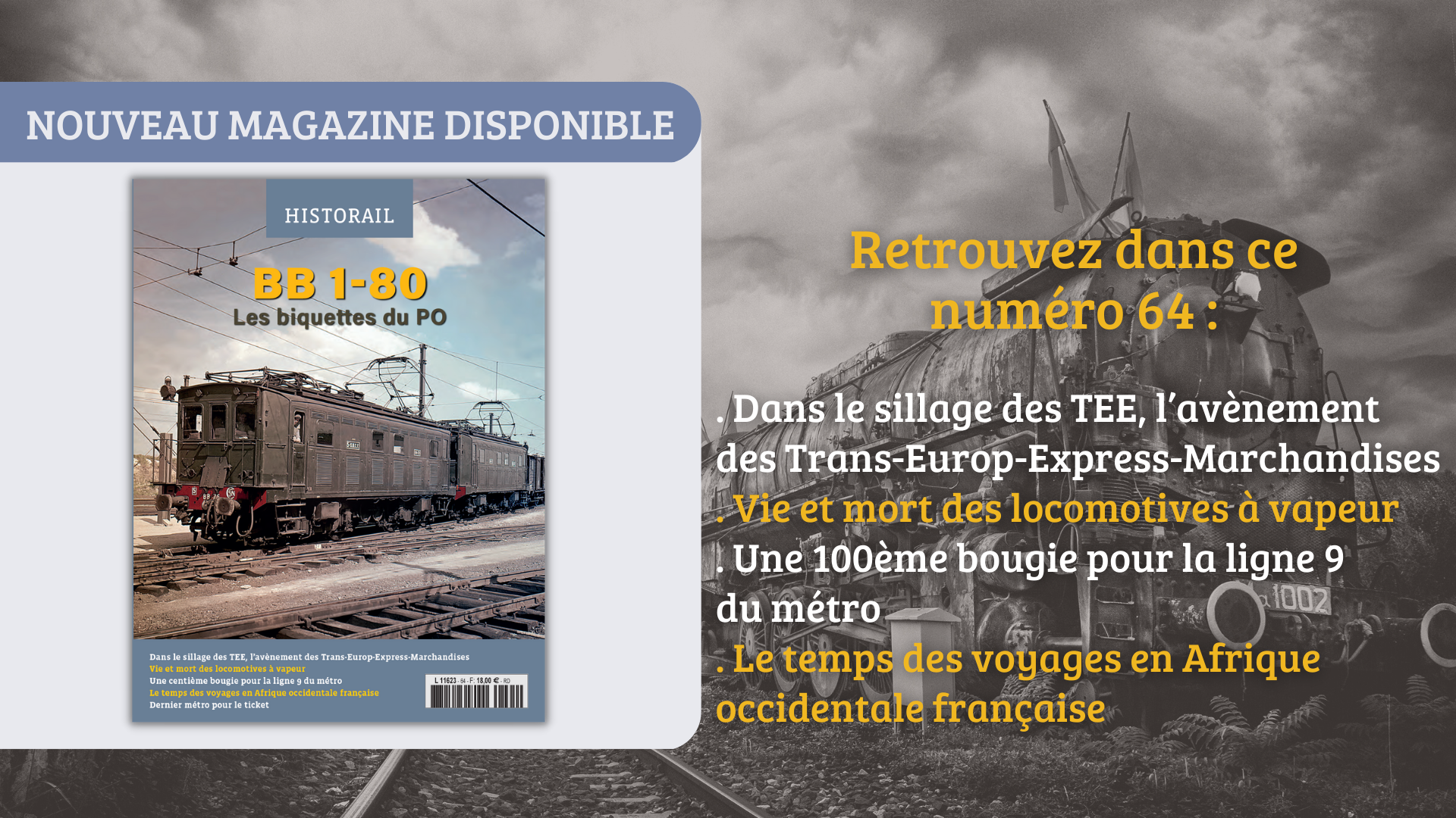 Le numéro 64 est disponible !