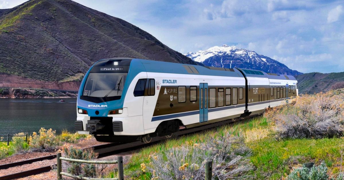 L’Université de l’Utah, ASPIRE et Stadler développent un train à batteries américain