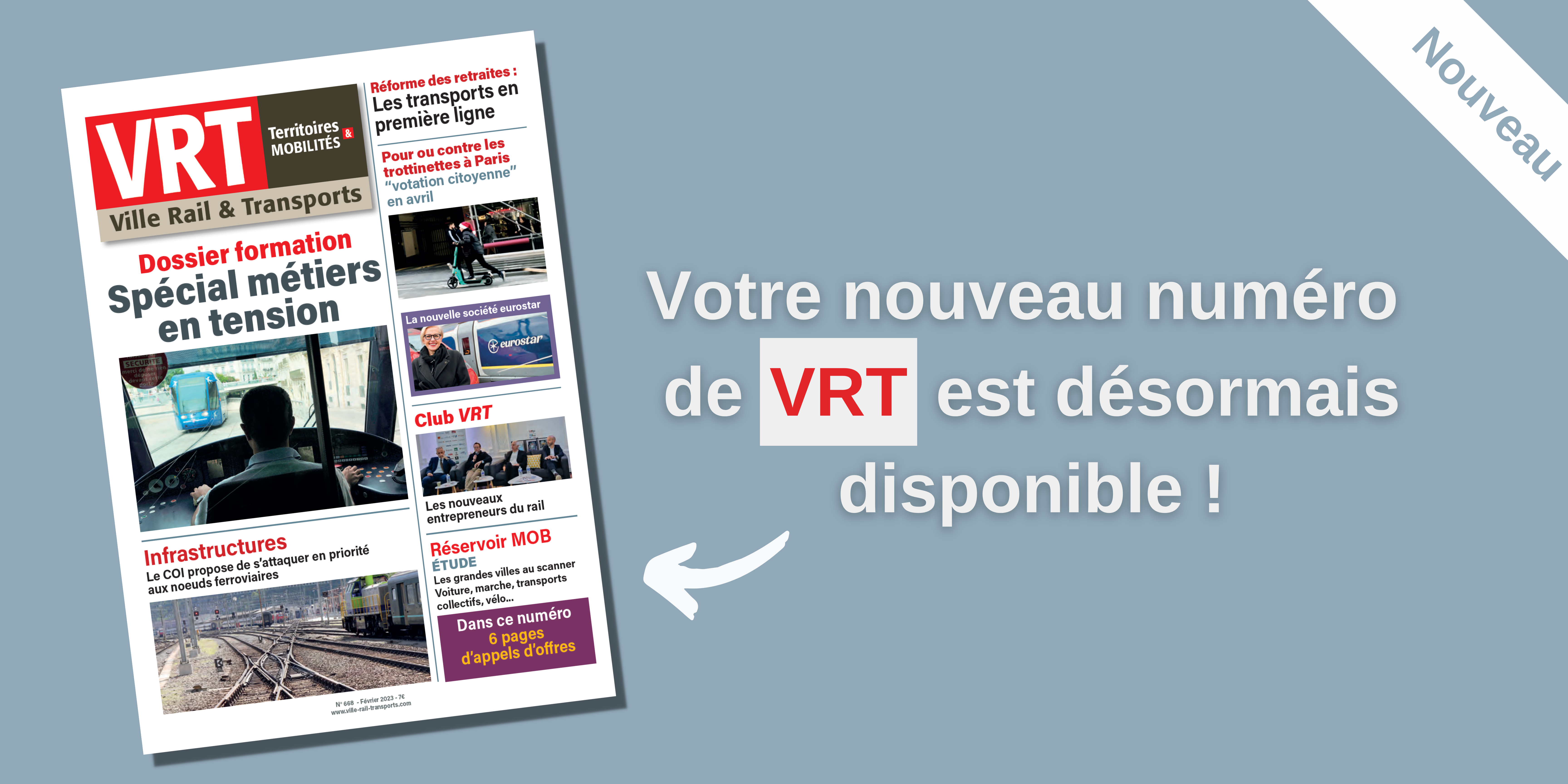 Nouveau magazine VRT est disponible