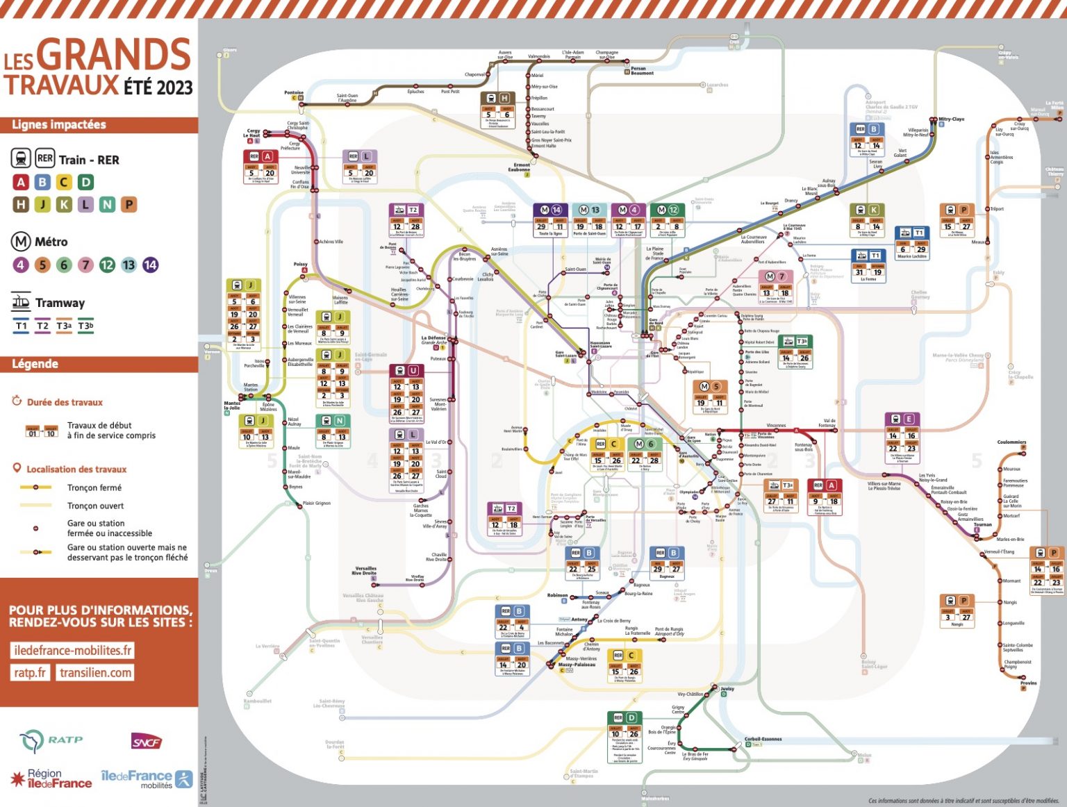Derniers travaux d’été en Île-de-France avant les JO