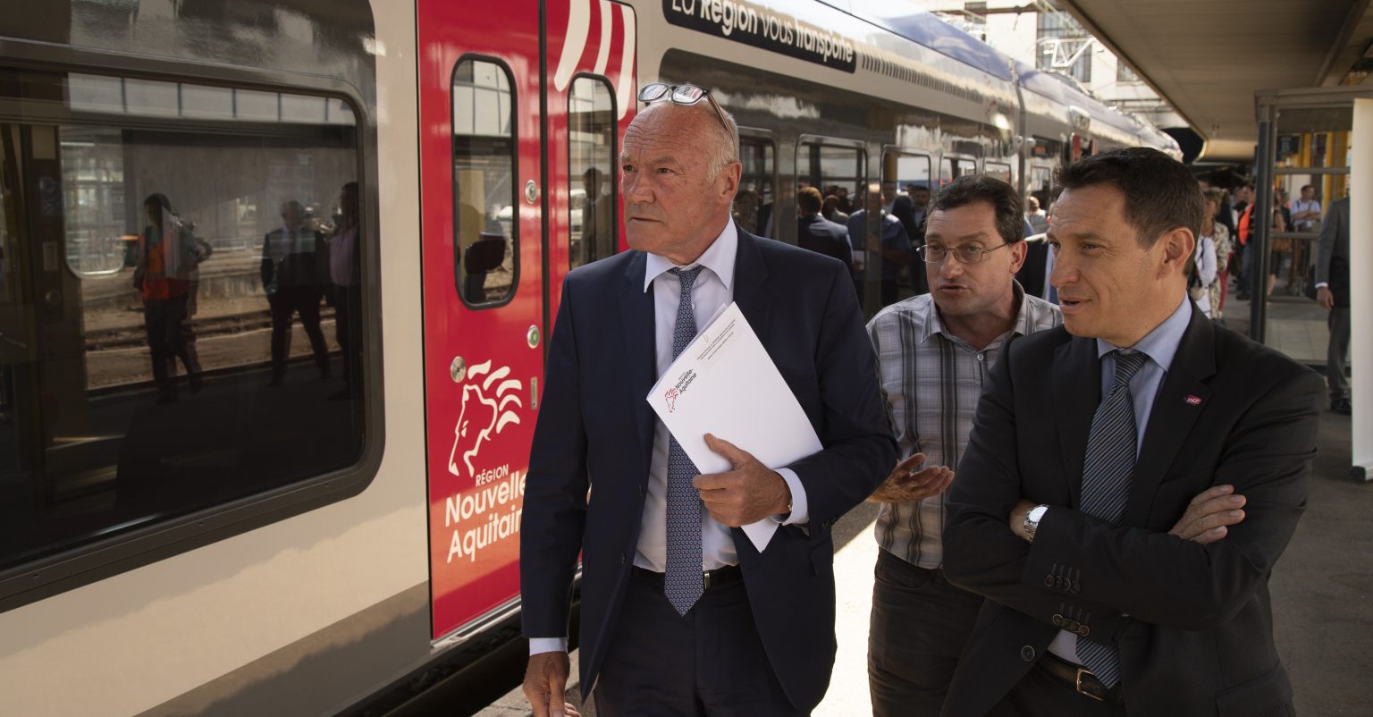 En Nouvelle-Aquitaine, Alain Rousset verra rouler les trains de la concurrence avant la fin de son mandat