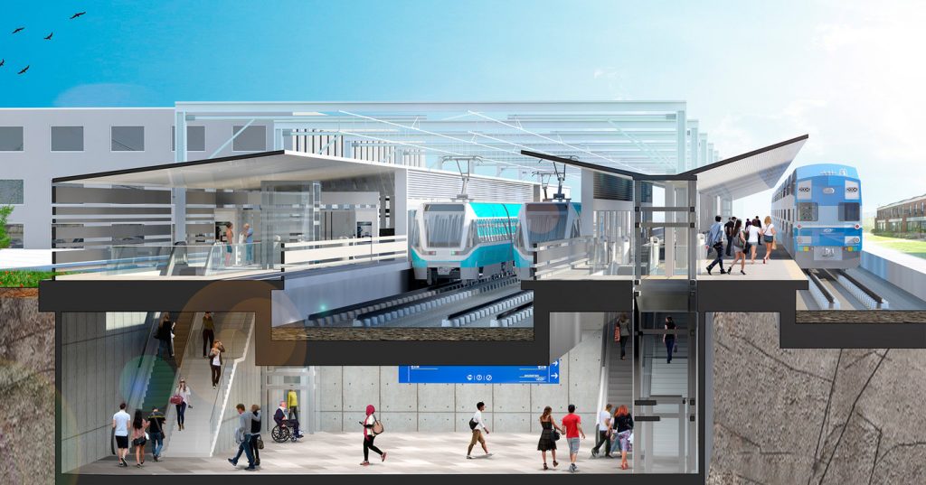 Montréal a inauguré son réseau express métropolitain