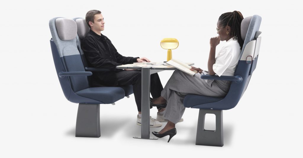 Et voici les sièges du TGV M