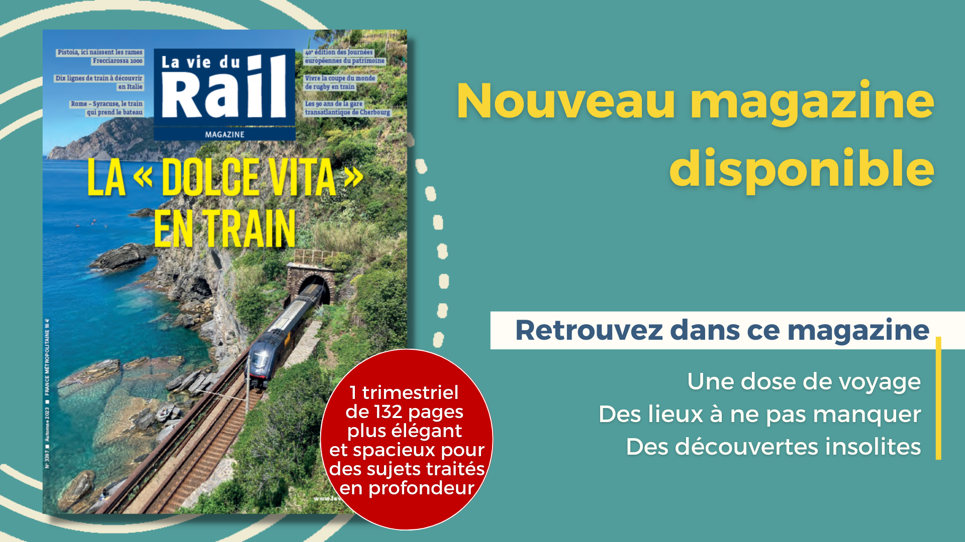 Le nouveau numéro de La Vie du Rail Magazine est disponible !