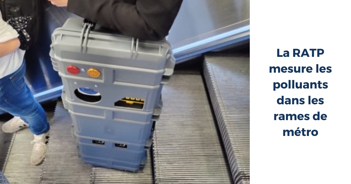La RATP mesure les polluants dans les rames de métro