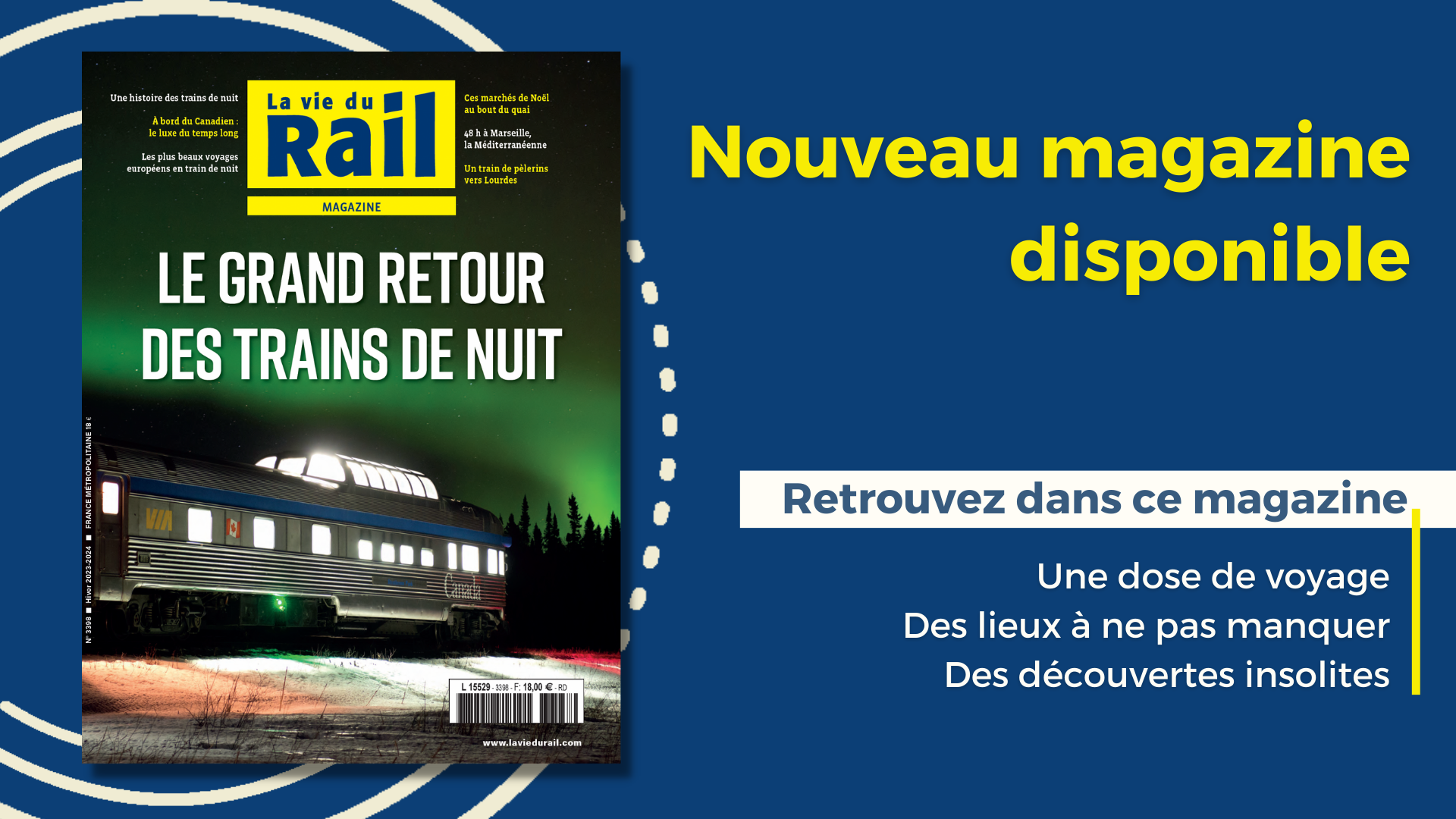 Le nouveau numéro de La Vie du Rail Magazine est disponible !