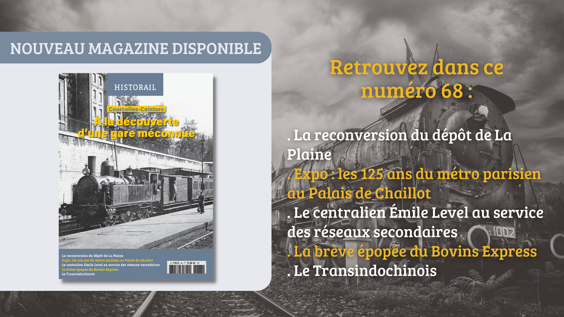 Le numéro 68 est disponible !