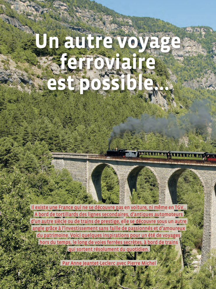 Un autre voyage ferroviaire est possible…