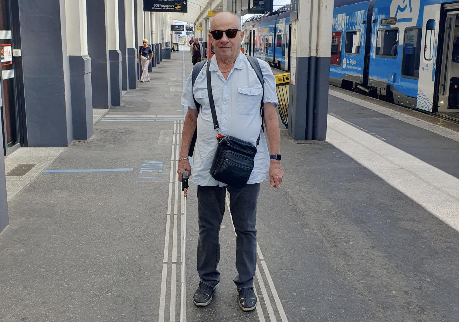 Rencontre avec le cheminot Bernard Luceau, malvoyant