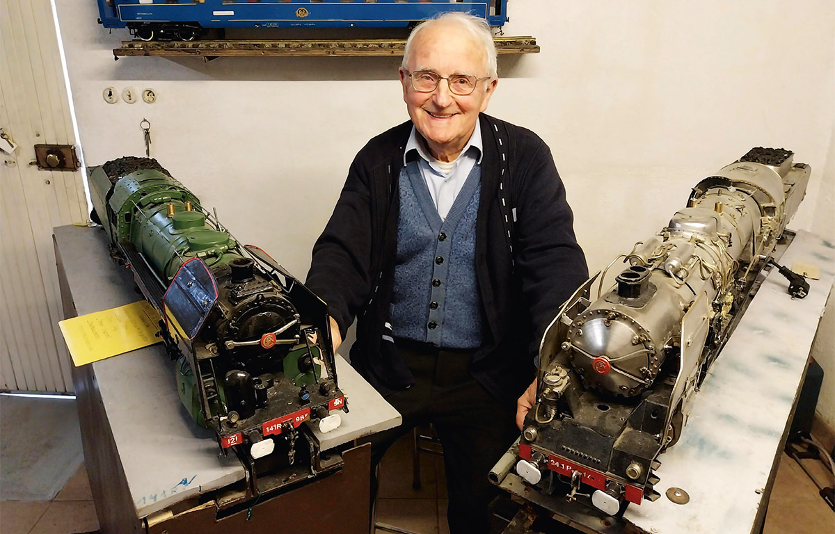 Serge Rex, l’ancien chaudronnier qui construit des locomotives à vapeur