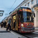 STIB tram noel