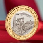 pièce commémorative pour les 200 ans du chemin de fer