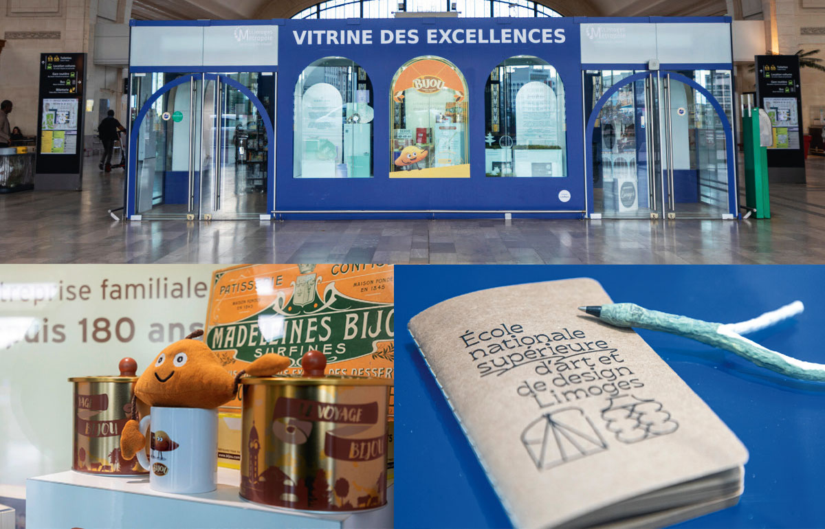Une « Vitrine des excellences » en gare de Limoges Bénédictins