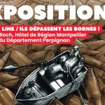 Exposition borderline gare montpelier Saint Roch Dessins de presse