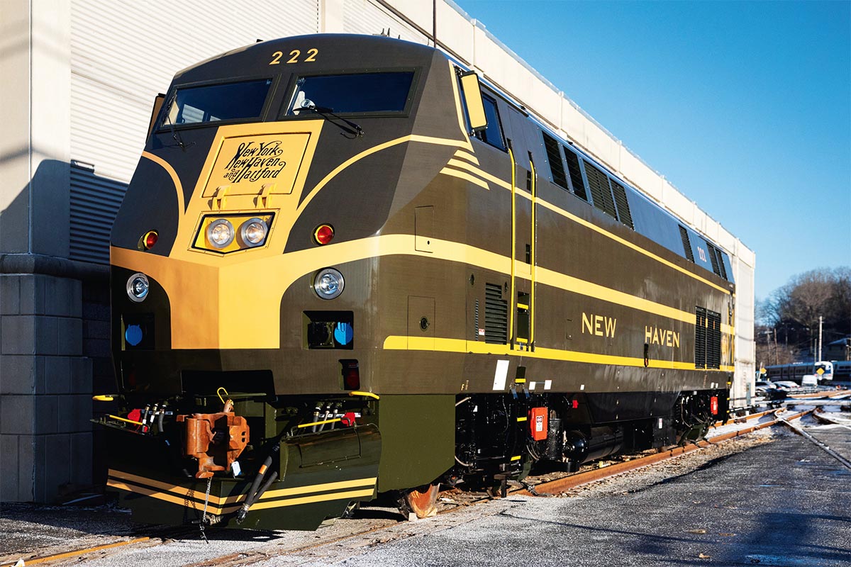 New York. Livrées historiques pour les 40 ans du Metro-North Railroad