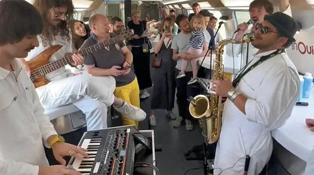 Quand le DJ prend le TGV