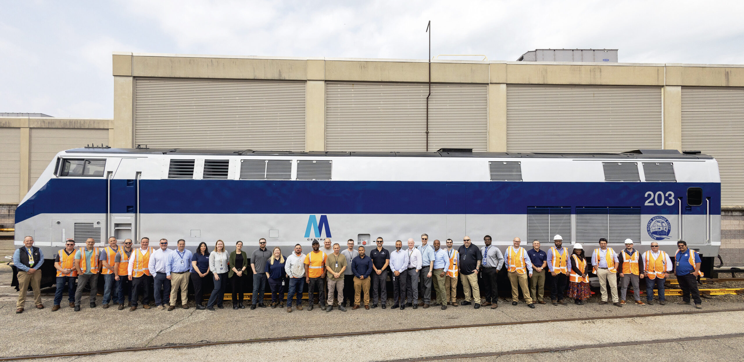 Metro-North Railroad. Livrée anniversaire pour une septième locomotive