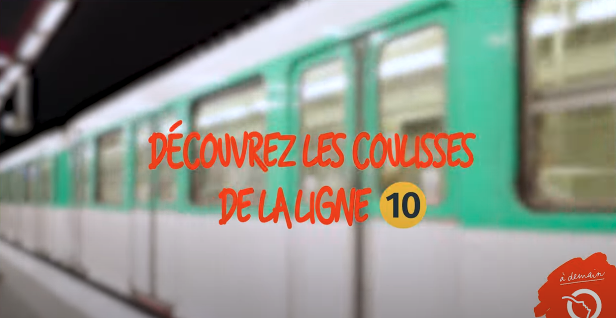 Youtube. Voyage dans les coulisses de la ligne 10 du métro parisien