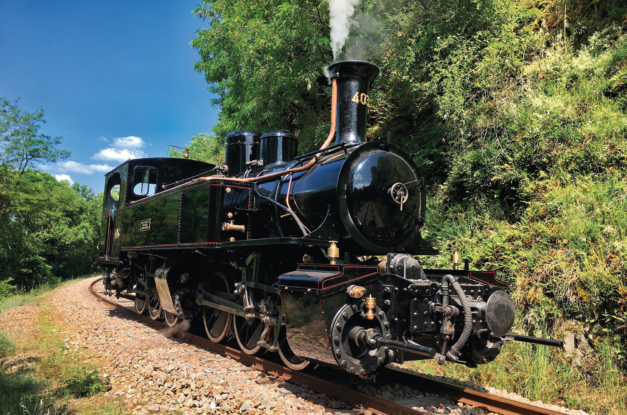 Trains touristiques. En Ardèche, la renaissance de la Mallet 403