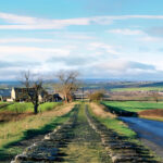 tout premier chemin de fer moderne Les vestiges de la voie ferrée originelle.