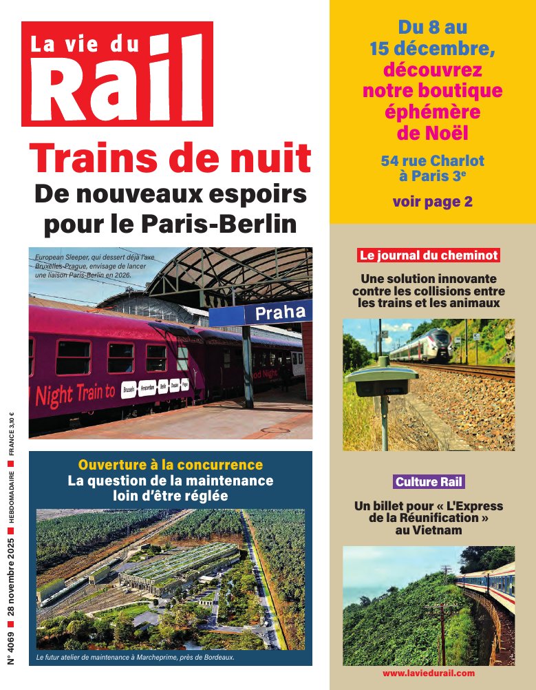 La Vie du Rail hebdo n°4069 - Papier