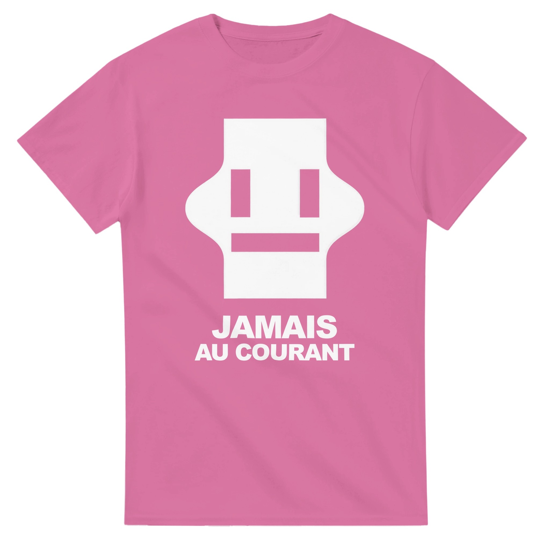 T-shirt Signalisation ferroviaire"Jamais au courant" Unisexe