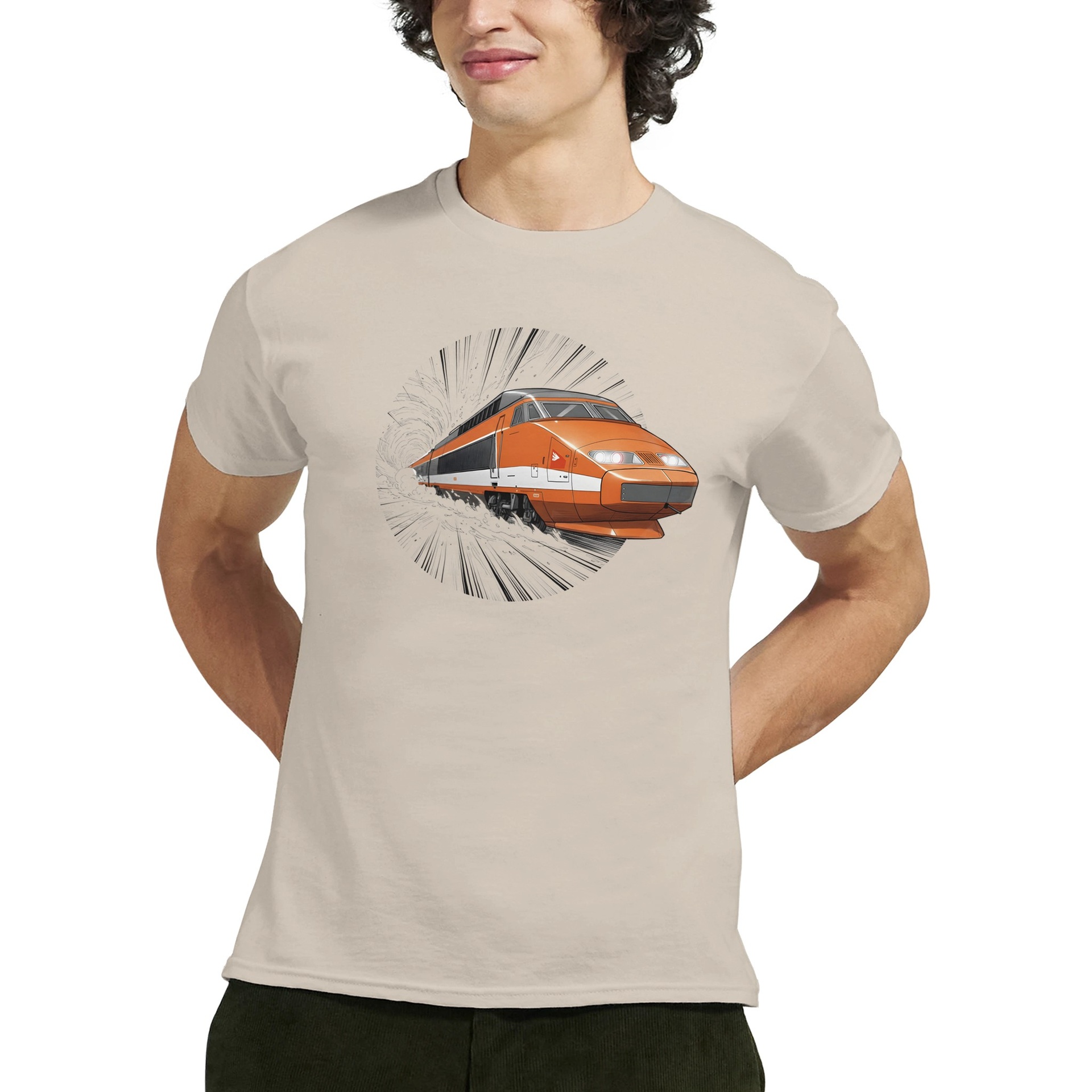 T-shirt "TGV orange" unisexe