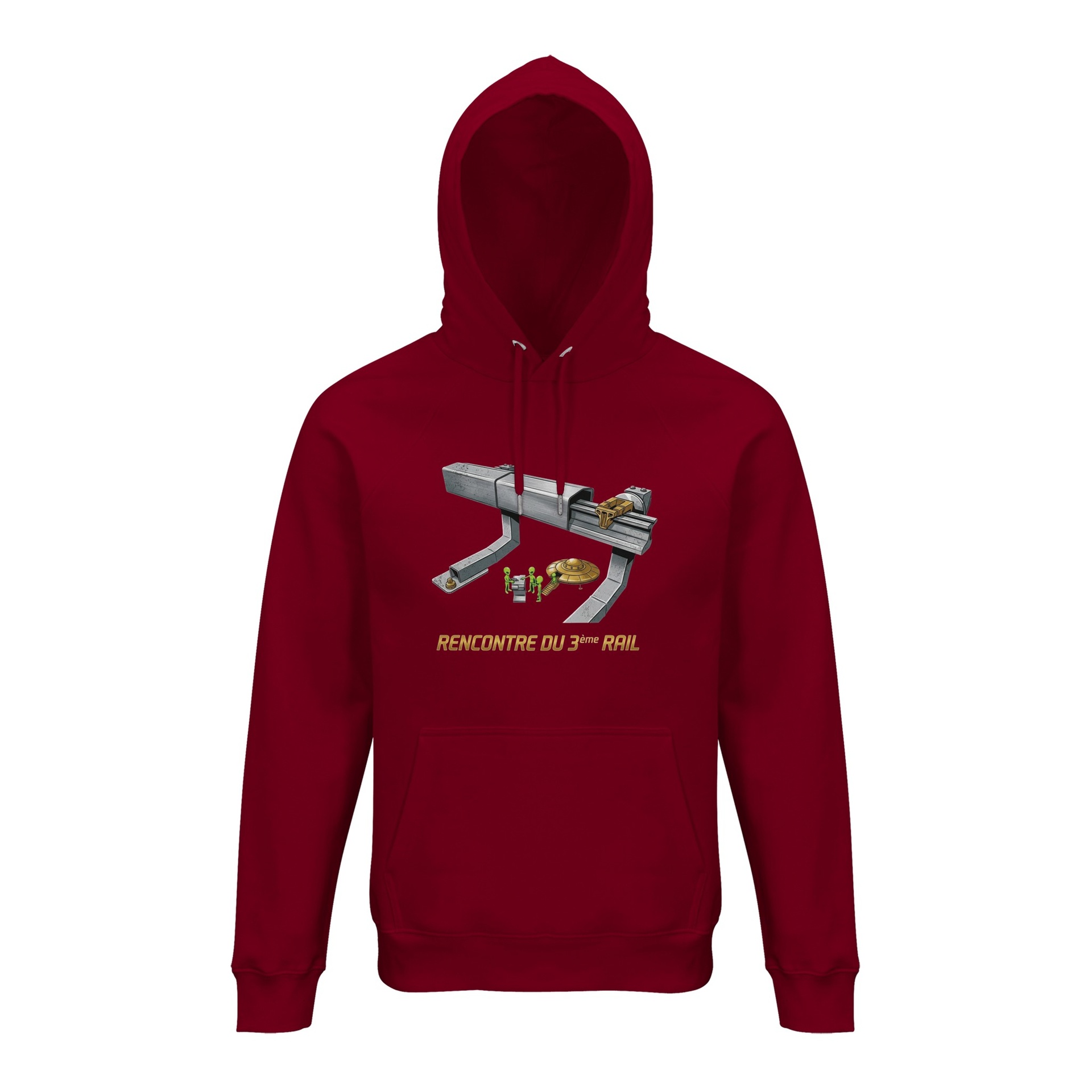 Sweat à capuche unisexe "Rencontre du 3e Rail"