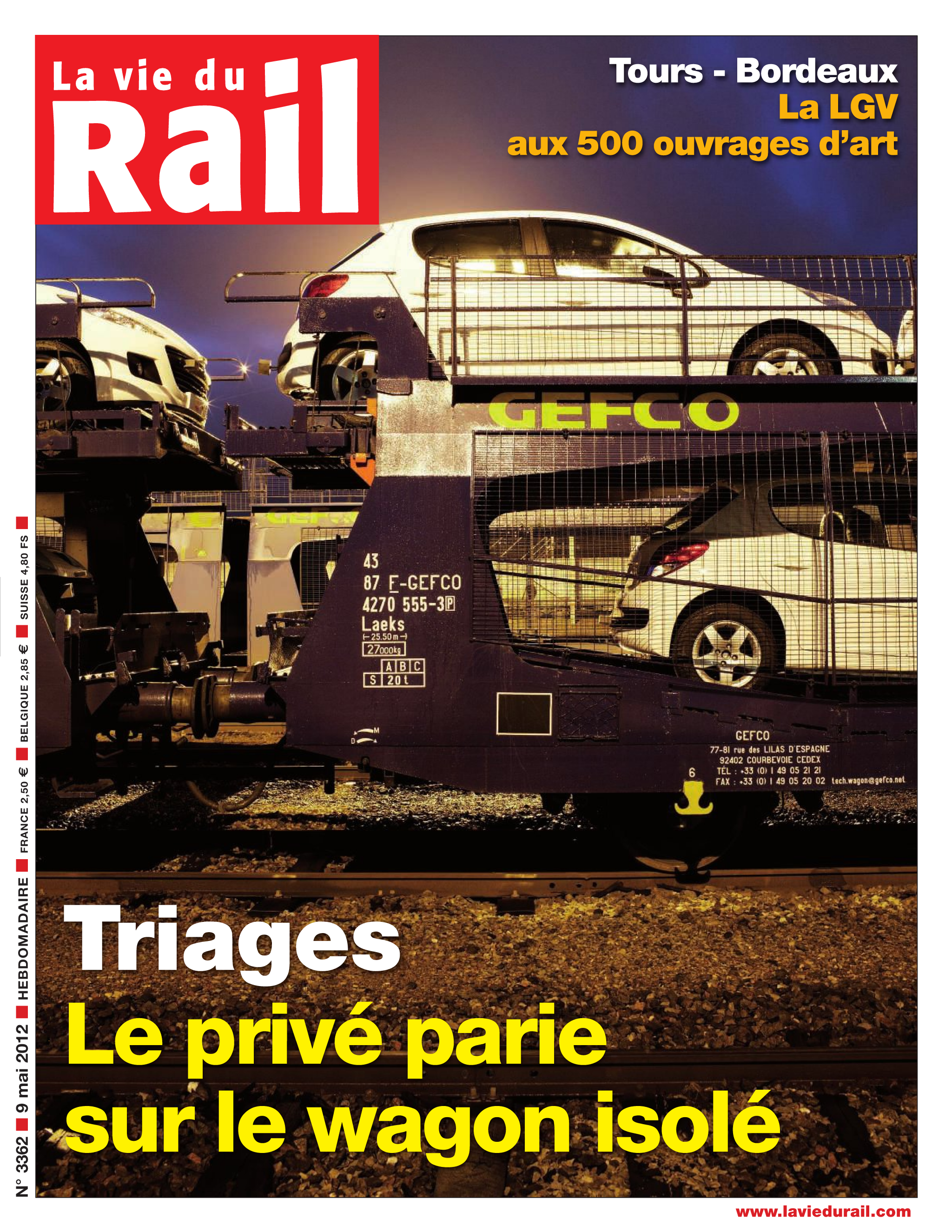 La Vie du Rail hebdo n°3362 - Papier
