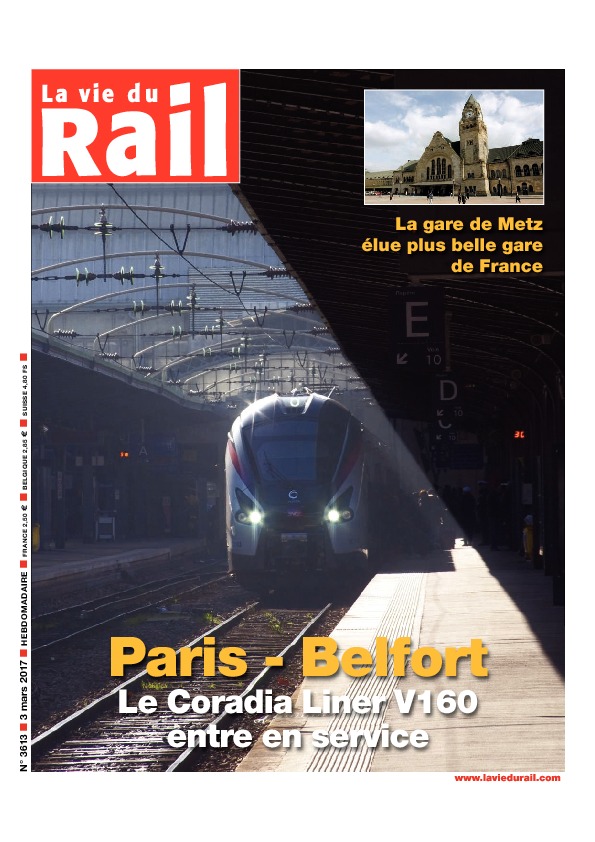 La Vie du Rail hebdo n°3613 - Papier