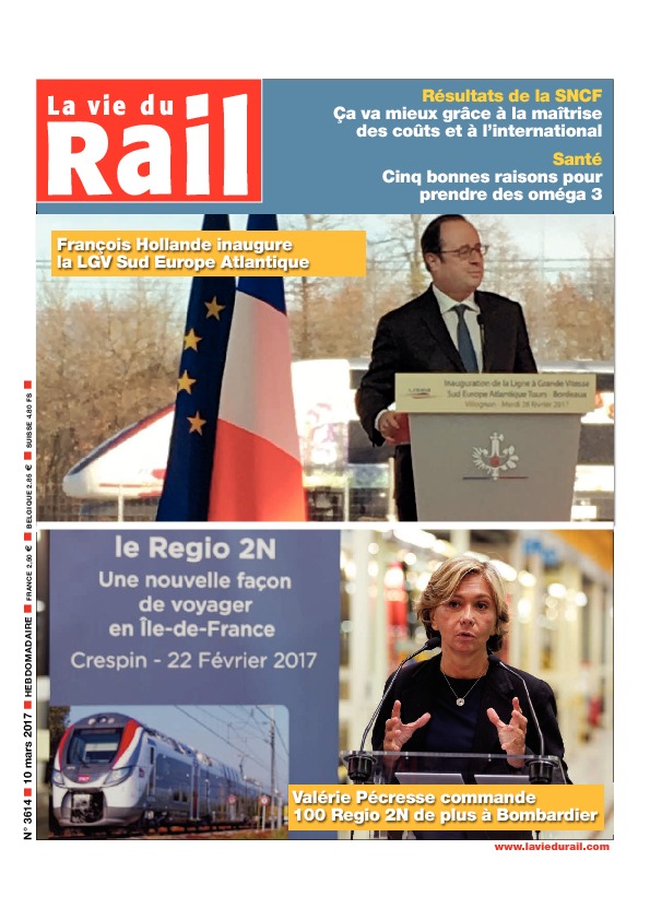 La Vie du Rail hebdo n°3614 - Papier