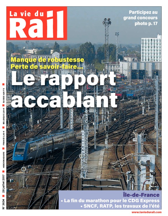 La Vie du Rail hebdo n°3634 - Papier