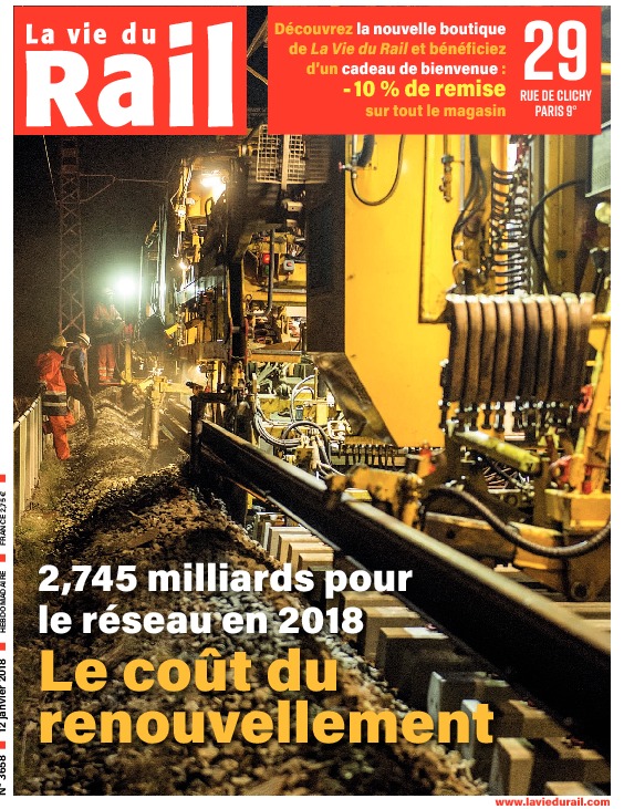 La Vie du Rail hebdo n°3658 - Numérique