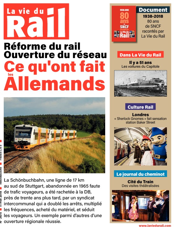 La Vie du Rail hebdo n°3675 - Numérique