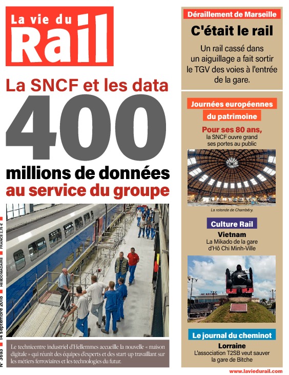 La Vie du Rail hebdo n°3693 - Numérique