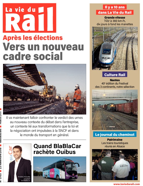 La Vie du Rail hebdo n°3703 - Numérique