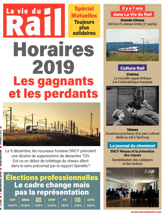 La Vie du Rail hebdo n°3705 - Numérique