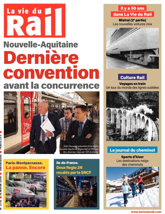 La Vie du Rail hebdo n°3715 - Papier