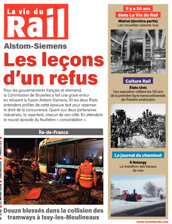 La Vie du Rail hebdo n°3716 - Papier