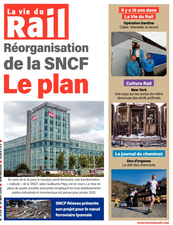 La Vie du Rail hebdo n°3724 - Papier