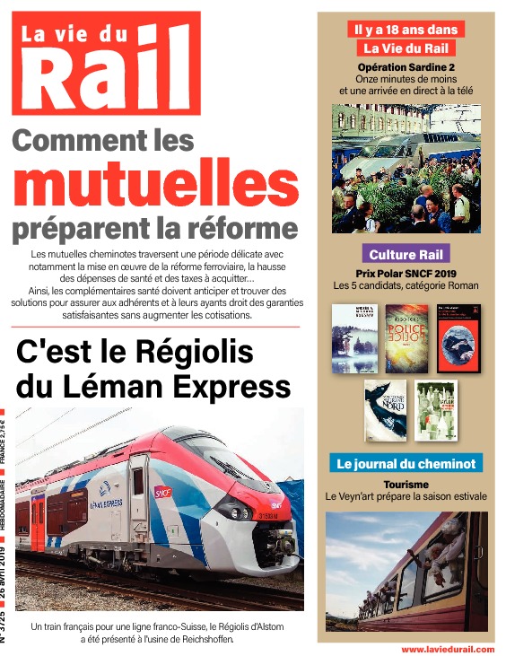 La Vie du Rail hebdo n°3725 - Papier