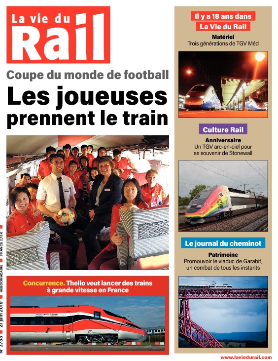 La Vie du Rail hebdo n°3733 - Papier