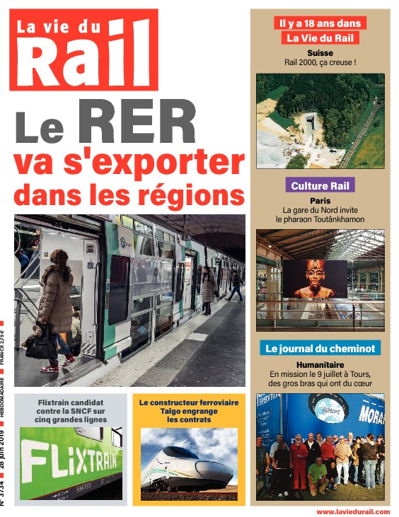 La Vie du Rail hebdo n°3734 - Papier